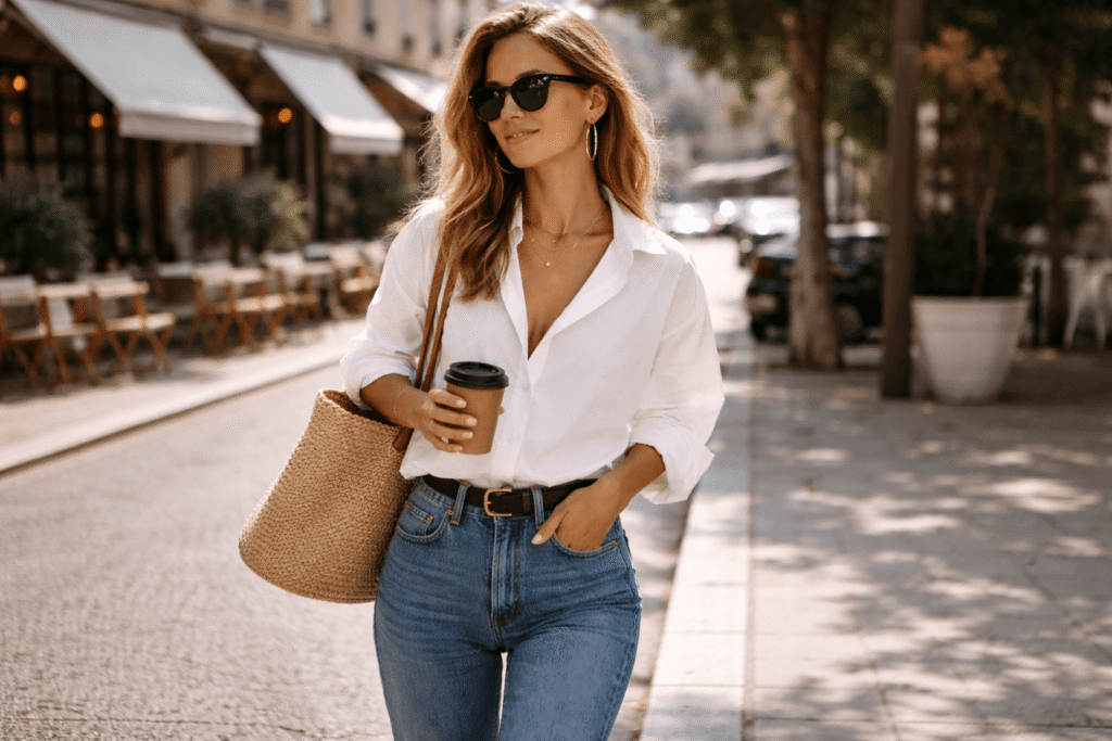 Comment porter une chemise blanche