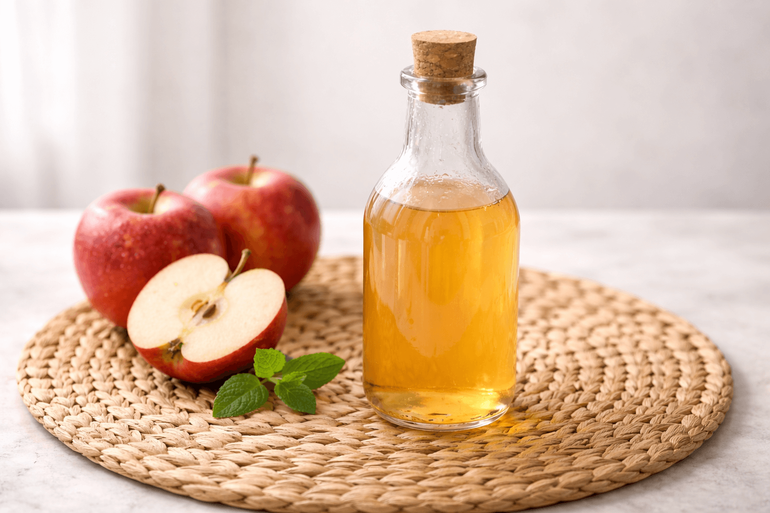 Vinaigre de cidre visage