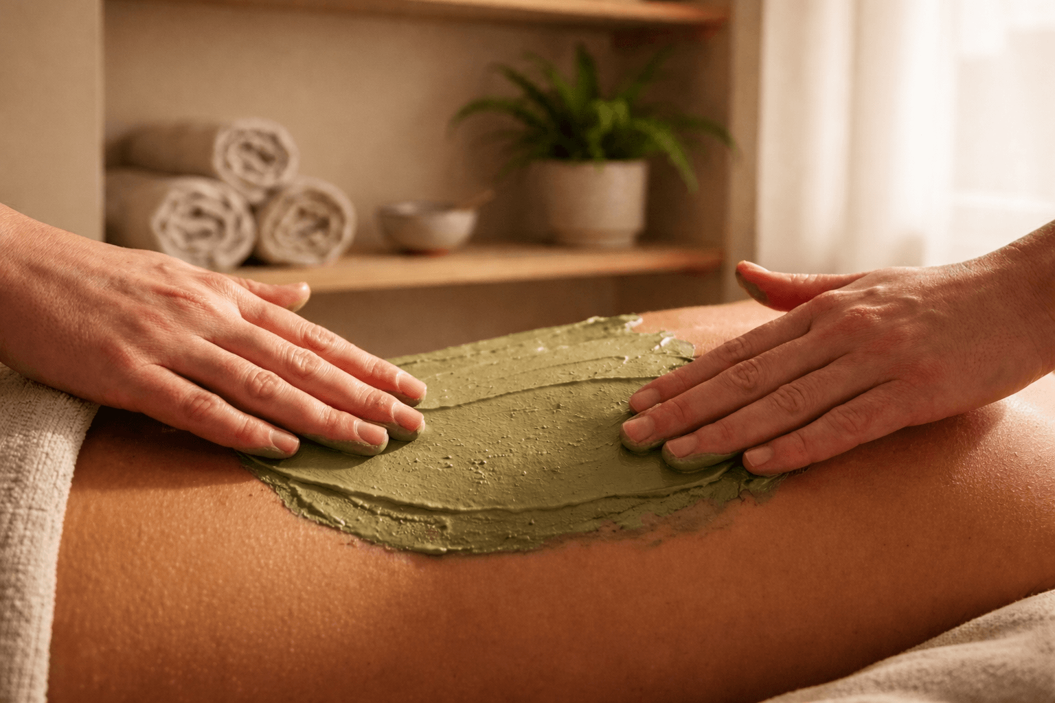 Argile verte en cataplasme