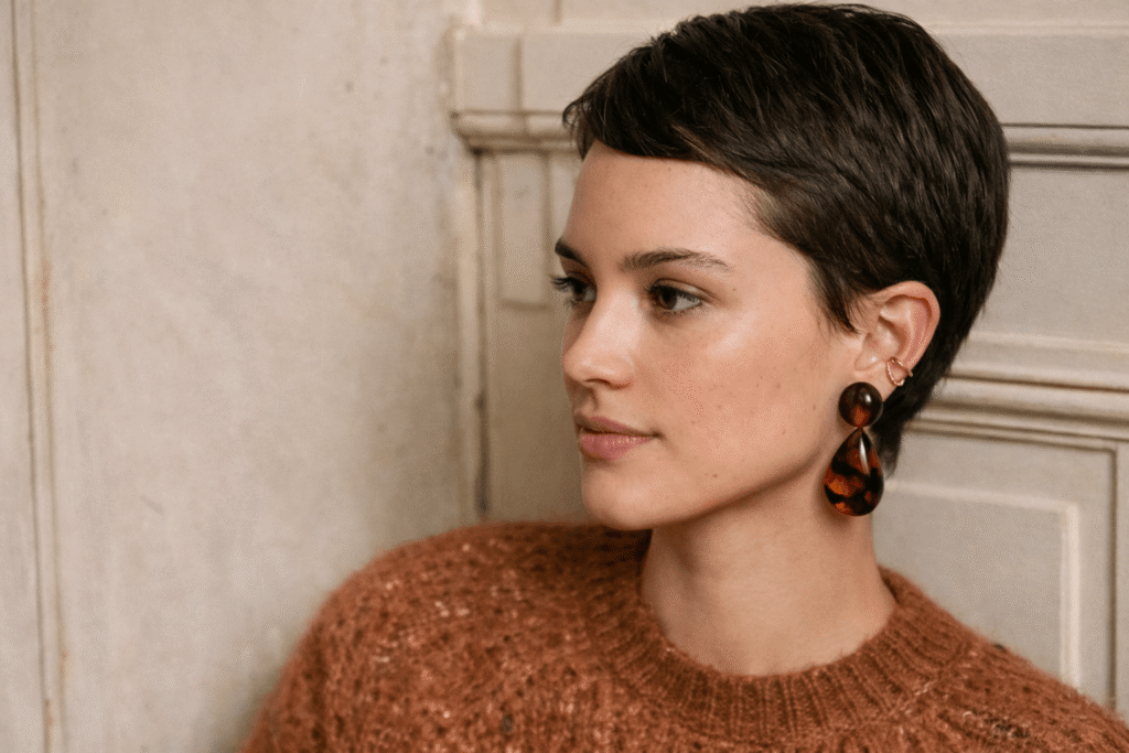 Coupe cheveux court femme