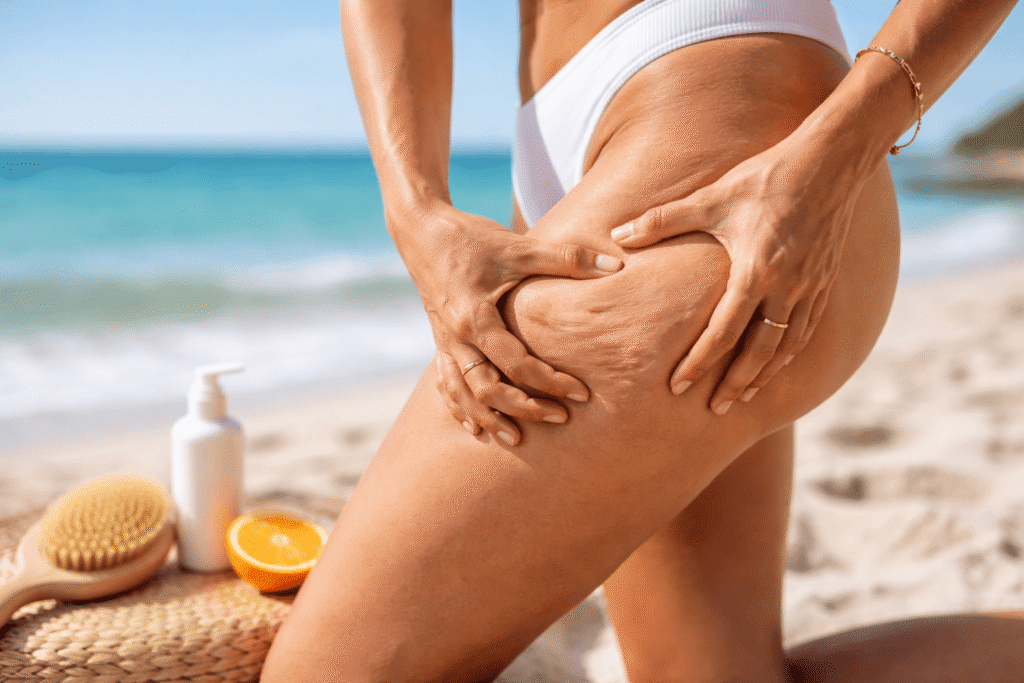 Femme et cellulite