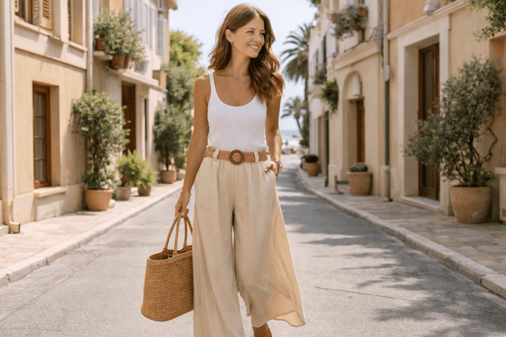 Pantalon fluide femme été