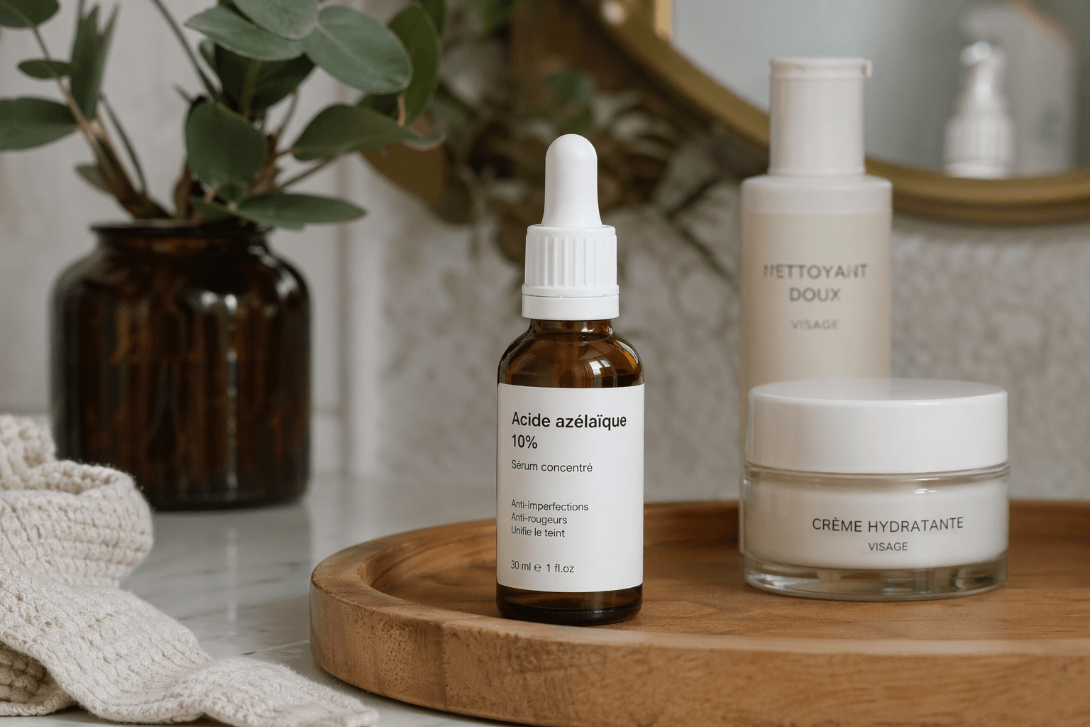 Acide azélaïque : bienfaits, utilisation et pourquoi il a changé ma peau (vraiment)