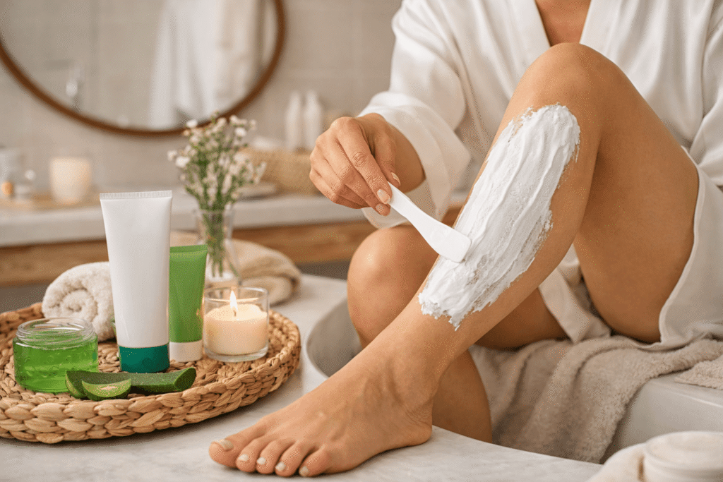 Crème dépilatoire