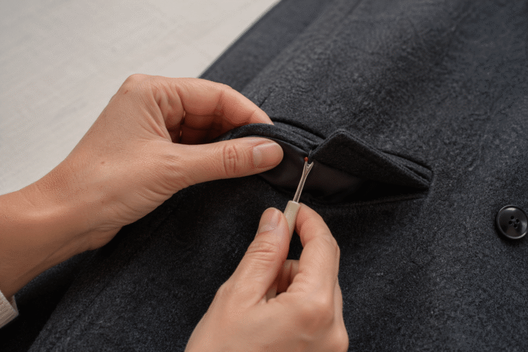 Faut-il découvre les poches des manteaux ?