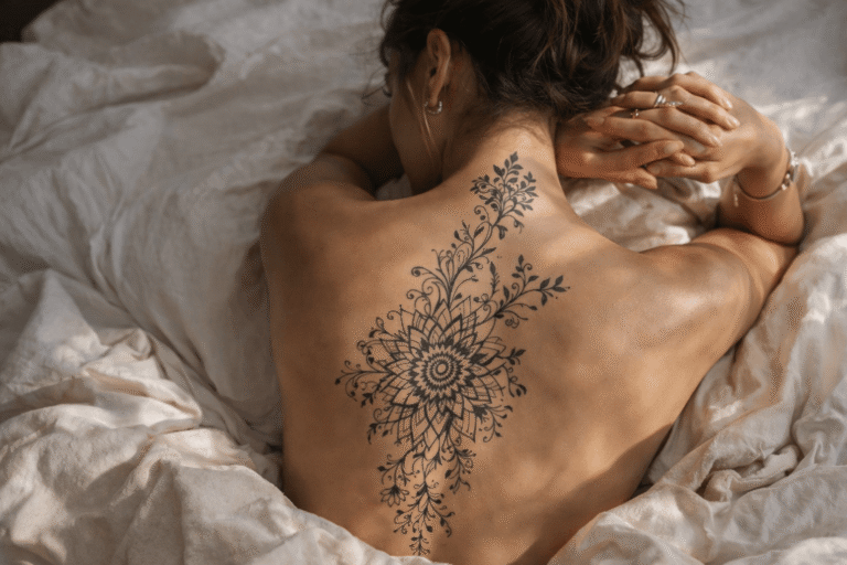 Tatouage dos femme