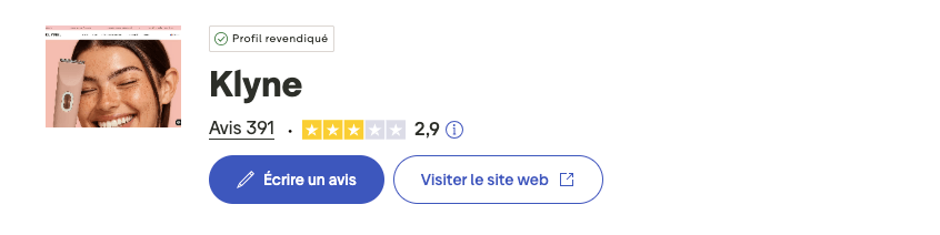 Avis rasoir Klyne femme
