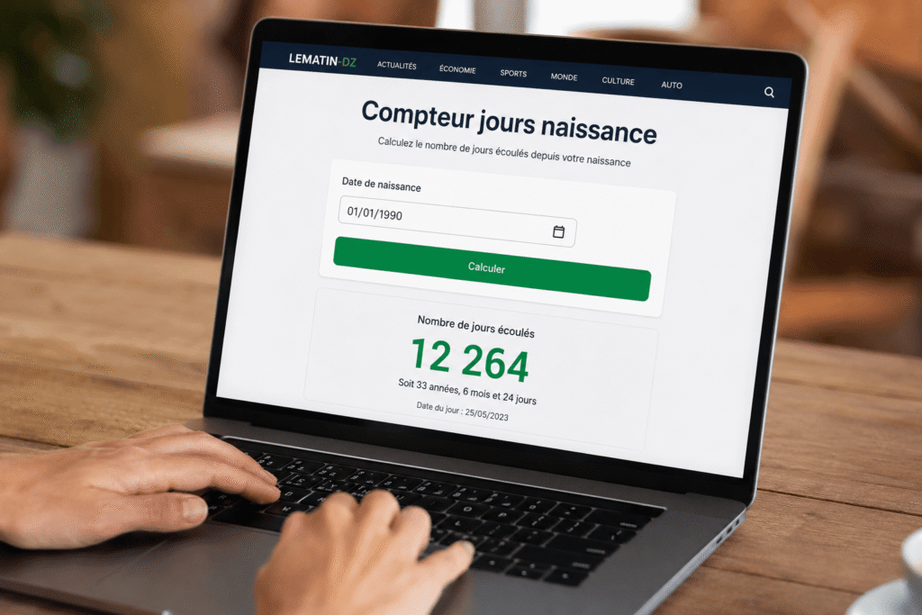 Compteur jours naissance lematin-dz.net