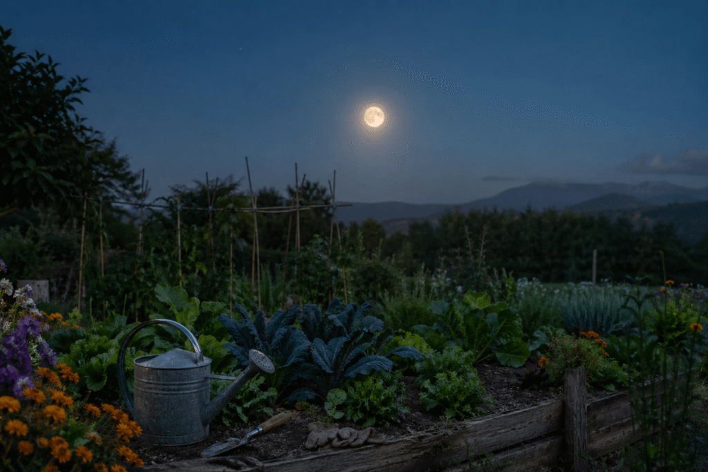Jardiner malin avec la lune