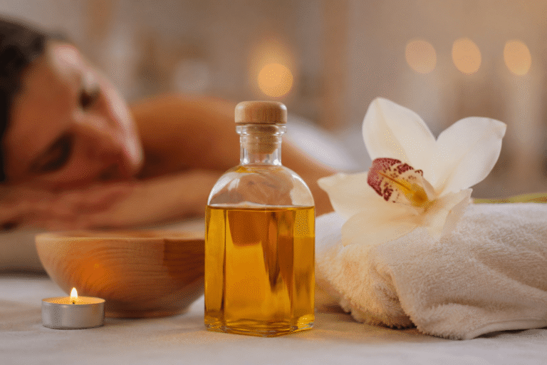 Huile de massage
