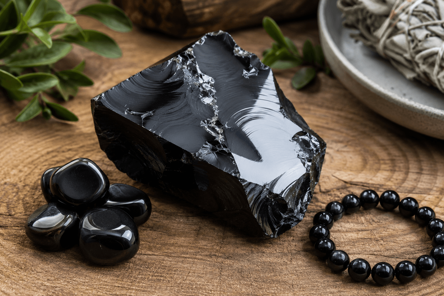Obsidienne noire : bienfaits, vertus et utilisation de cette pierre de protection