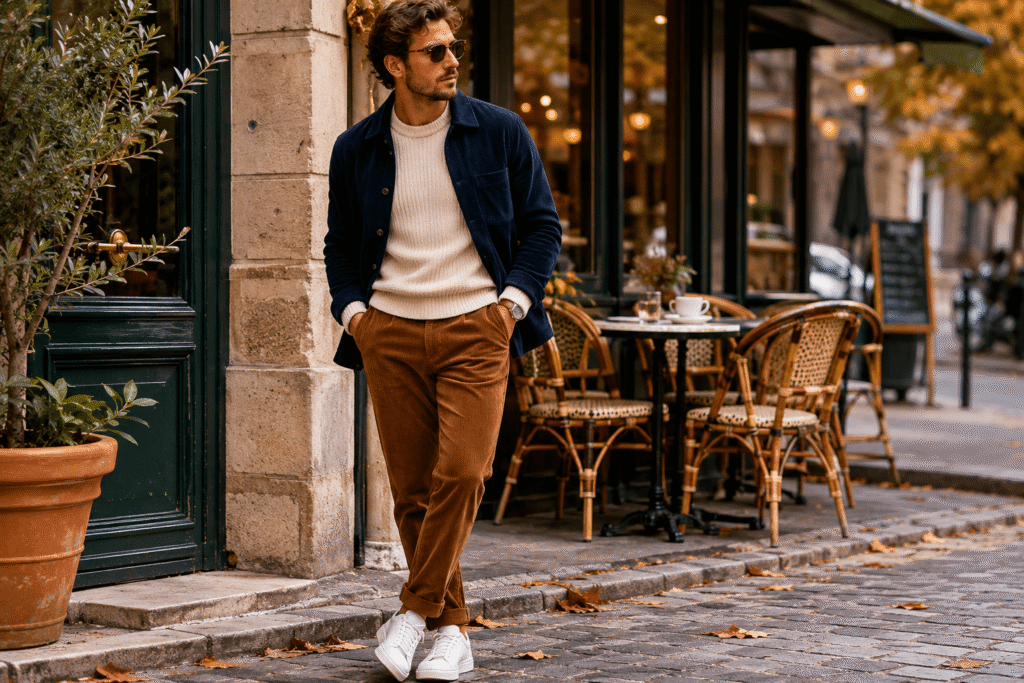 Pantalon velours homme