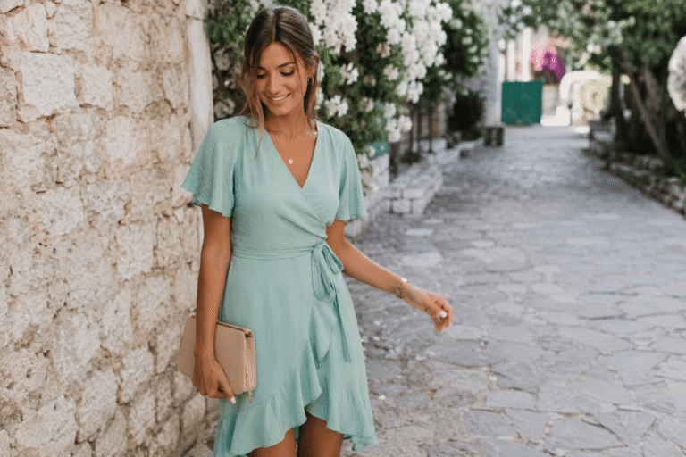 Robe vert d'eau