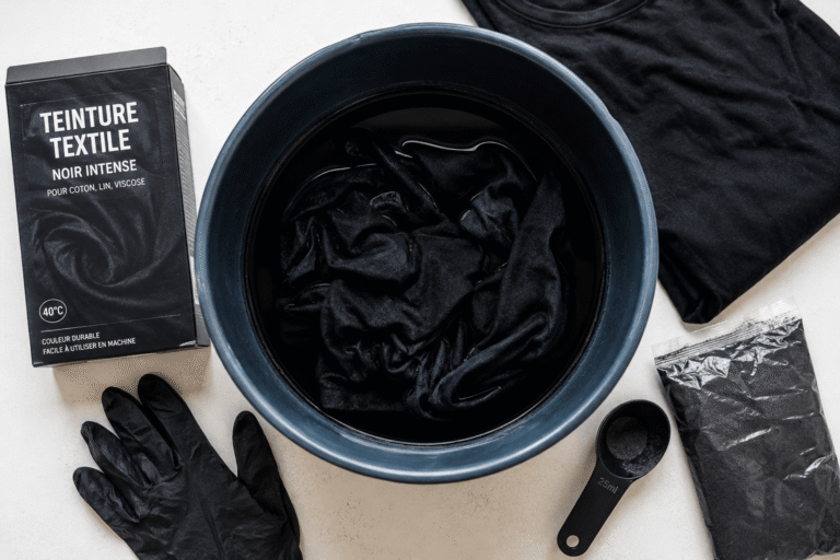Teinture noire pour vêtements